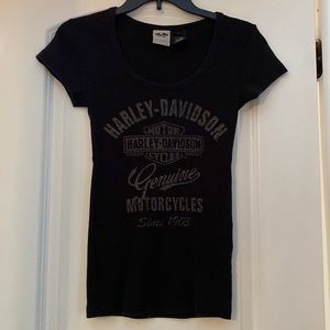 Harley Davidson ribbed T-shirt
